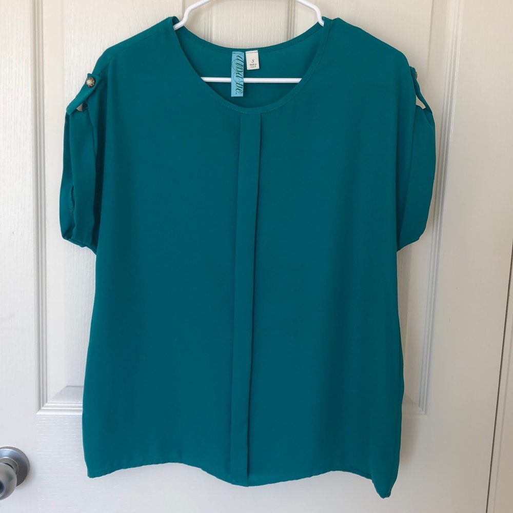 Teal Blouse